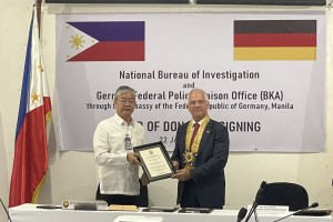 NBI anti-human smuggling unit receives gear from German police