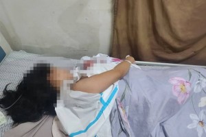 Military aids ex-NPA female fighter during childbirth