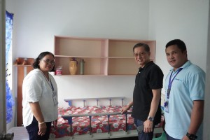 Albay town receives medicines, equipment from power firm
