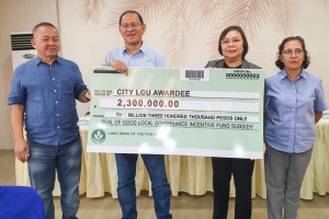 Marikina gets P2.3-M good local governance fund