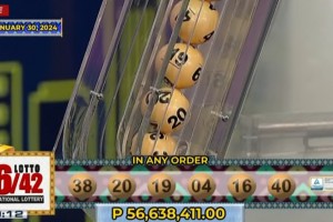 Ticket sold in Rizal wins P56.6-M Lotto jackpot