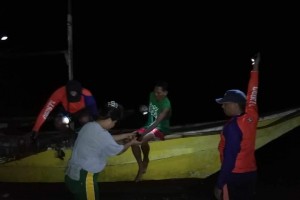 Fishers of submerged boat hit by whale shark rescued