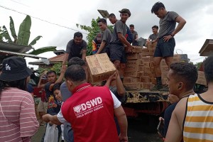 Agusan Sur gets add'l 34K food packs amid flooding, landslides