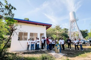Solar-powered water system benefits island village in Pangasinan