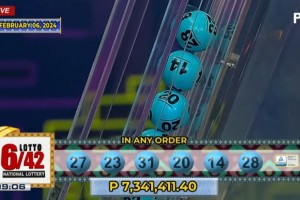 Ticket sold in Bacolod City wins P7.3-M Lotto jackpot