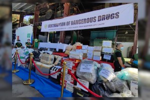 PDEA destroys P4.51-B seized drugs, chemicals