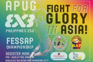 Asia Pacific University 3x3 cagefest qualifier set March 15-17
