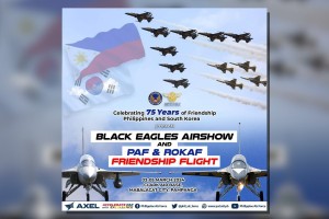 'Black Eagles' air shows to mark 75 years of PH-S. Korea ties