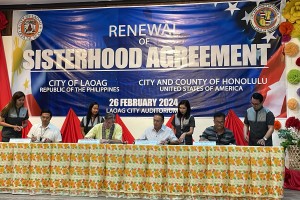 Laoag City, Honolulu County renew sisterhood ties