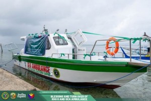 Eastern Samar's historic islands get sea ambulance