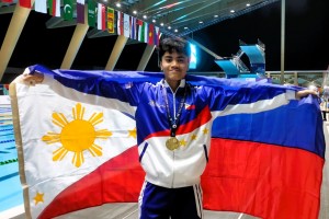Ajido wins PH's first gold in Asian age group swimming tourney