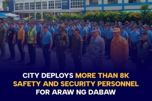 8.4K security forces deployed for Araw ng Dabaw activities