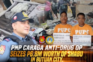 Police ops net over P9.5-M shabu in Caraga