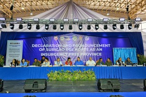 Surigao del Norte declared 'insurgency-free'