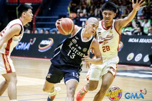 Manalili leads Letran to lopsided victory in NCAA jrs finals opener