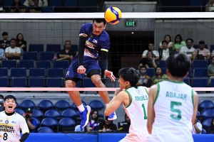 NU ends UAAP men's volleyball 1st round on top with six wins