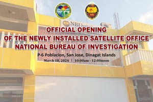 NBI sets up satellite office in Dinagat Islands