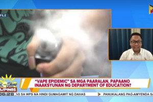 DepEd intensifies vaping ban implementation in schools