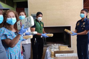 P117-M cocaine, shabu destroyed in Eastern Samar