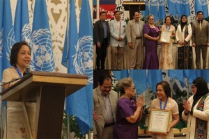 UN body cites Filipino senator’s poverty eradication, biodiversity