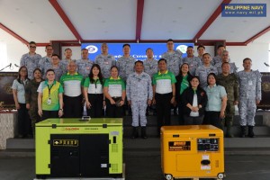 PH Navy receives 10 power generators for WPS stations