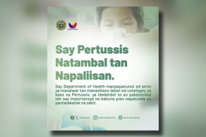 Pangasinan logs 3 pertussis cases