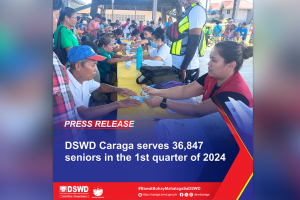 DSWD-13 disburses P221-M aid for indigent seniors in 1Q
