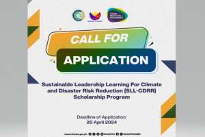 CCC opens nominations for climate, disaster risk reduction scholarship