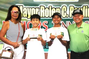 Dagoon, Go sweep MVP honors in Olongapo tennis tourney