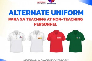 DepEd releases guide on alternate uniforms for teachers, school staff
