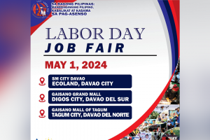 6K vacancies available in Davao Region for Labor Day Jobs Fair