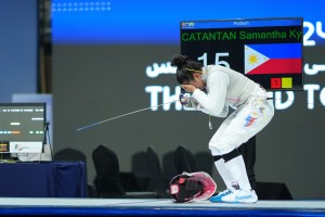 Fencer Catantan books Olympic slot after ruling Asia-Oceania qualifier