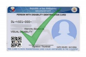 Bacolod City issues over 7k PWD ID cards with QR codes