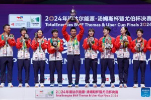 China regains Thomas & Uber Cup