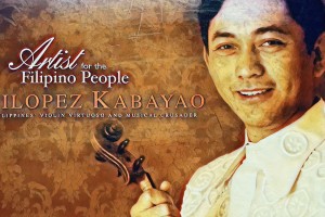 City gov’t firms up National Artist push for violinist Kabayao 