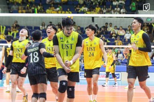 NU versus UST in UAAP volleyball finals