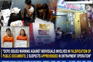 Police warns Dabawenyos vs. individuals falsifying docs