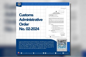 BOC: Standardized Customs dues, fees, charges take effect June 10