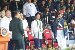 Marcos shares joy, pride of PMA graduates' families