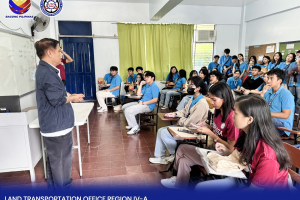 LTO brings road safety education to Calabarzon colleges