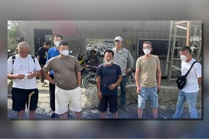 BI nabs 7 Chinese illegal workers in Batangas quarry