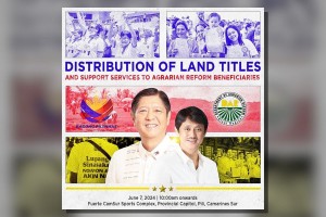 PBBM to distribute over 2K land titles, support services in Bicol