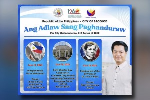 Bacolod City set for longer weekend with 86th Charter Day celebration