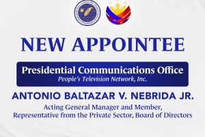 PBBM names Antonio Nebrida Jr. new PTV chief