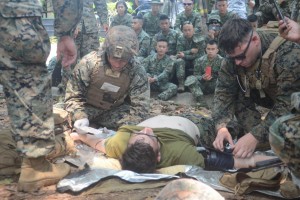 PH, US Marines hold tactical combat care drills