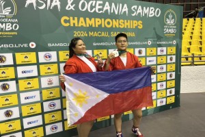 Team PH captures 2 silver medals in Asia-Oceania Sambo C'ships