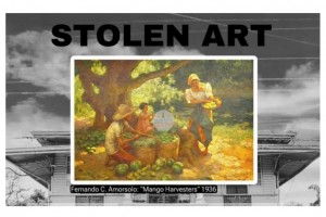 Negros artists seek help in finding stolen Amorsolo painting