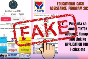 DSWD raises warning anew vs TikTok, other online scammers