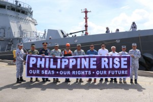 BRP Jose Rizal sails for sovereignty patrol to PH Rise