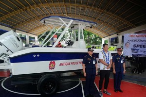 P2.5M speedboat, gears boost capability of Antique police 